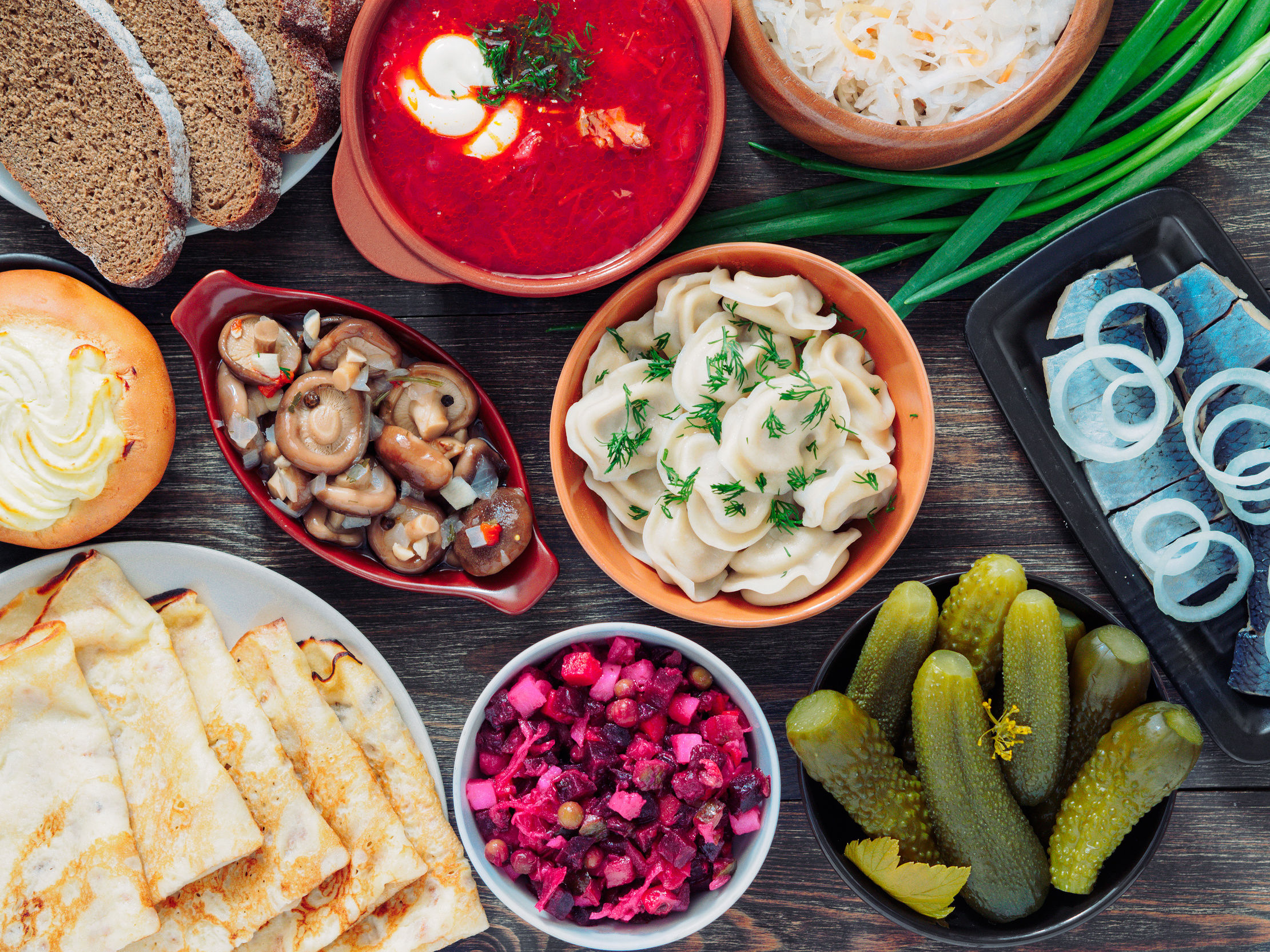 Dinner With Traditional Russian Family Visit A Russian Food Market 